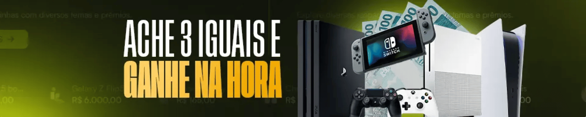 Banner Raspa Relâmpago